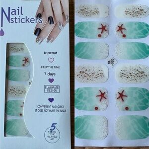 🆕NAIL STICKERS/WRAPS- Beach design